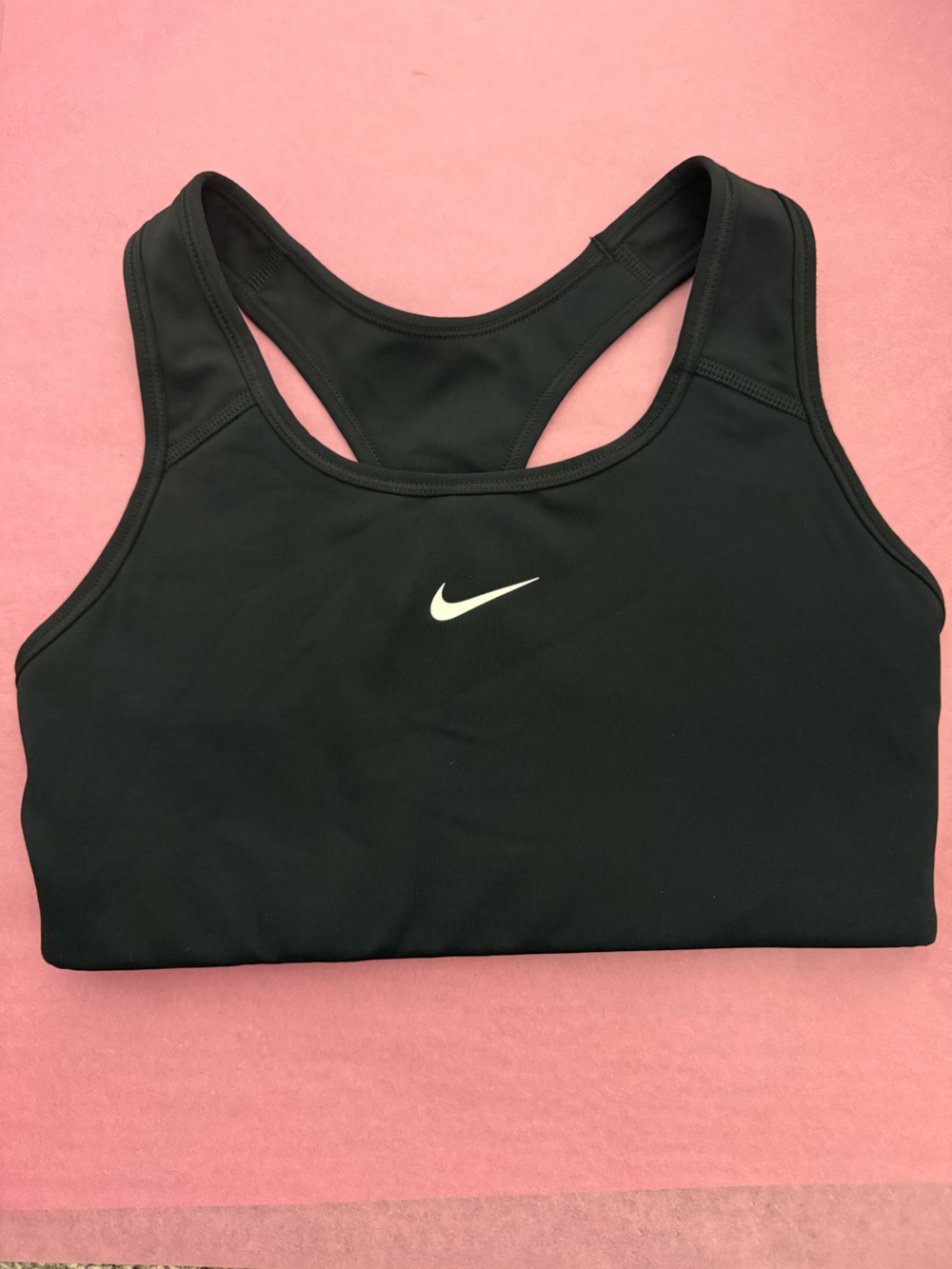 Small Nike Women's Black Dri-FIT Racerback Sports Bra